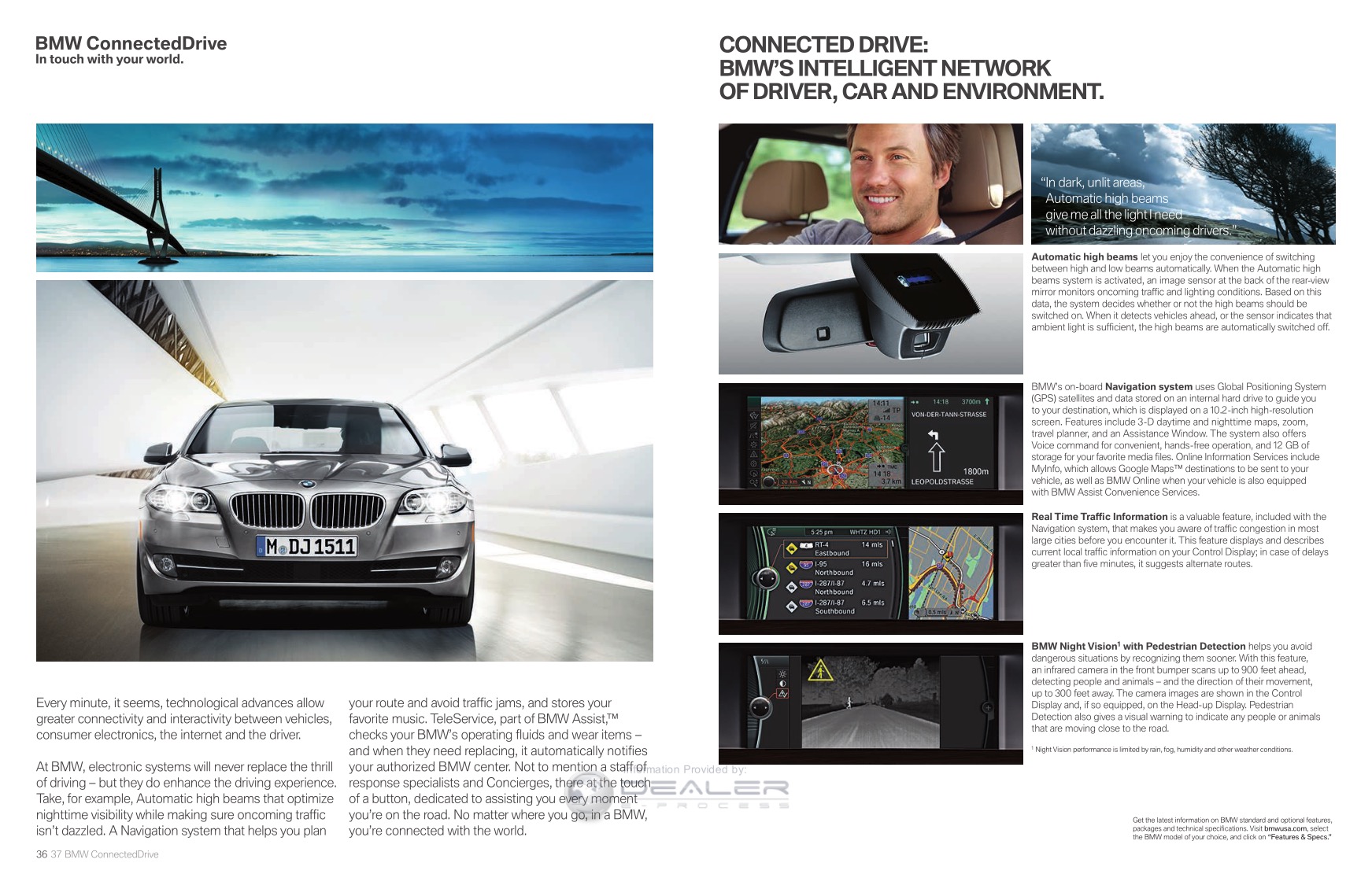 2012 BMW 5-Series Brochure Page 6